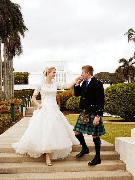 They are Laie Hawaii Temple on the north beach of Oahu, Hawaii. 